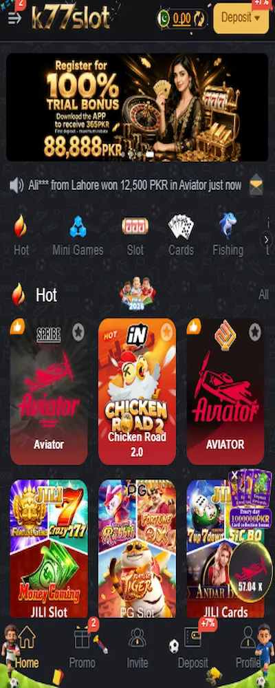 K77SLOT Game